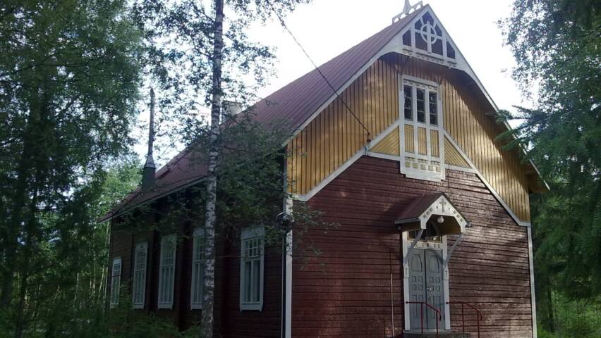Rimmin rukoushuone ulkoa.