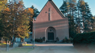 Ahveniston kappeli kuvattu ulkoapäin